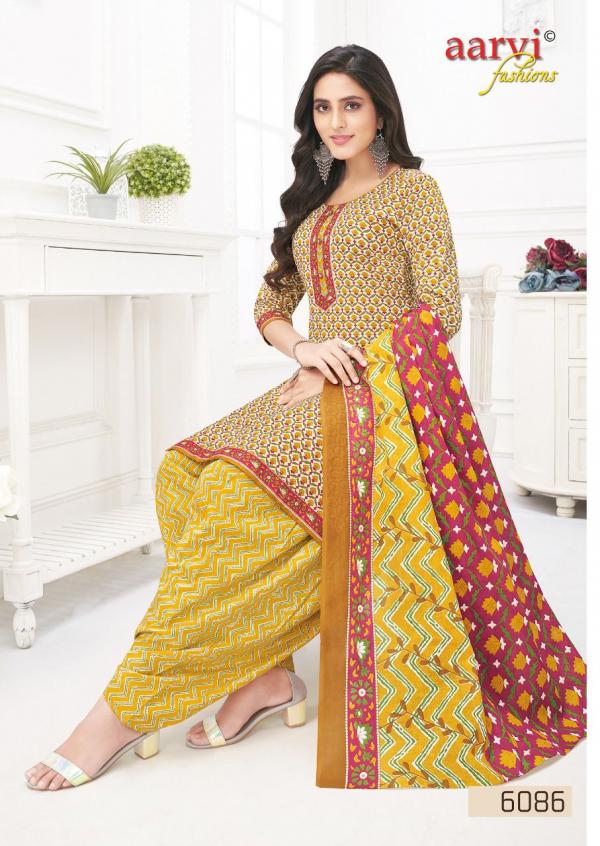 Aarvi Special Patiyala Vol-18 Cotton Designer Patiyala Dress Material